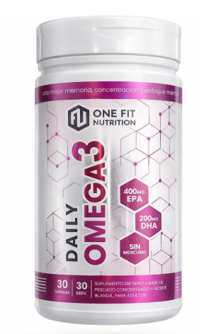 Producto - Omega 3 Daily One Fit Nutrition 400mg EPA + 200mg DHA
