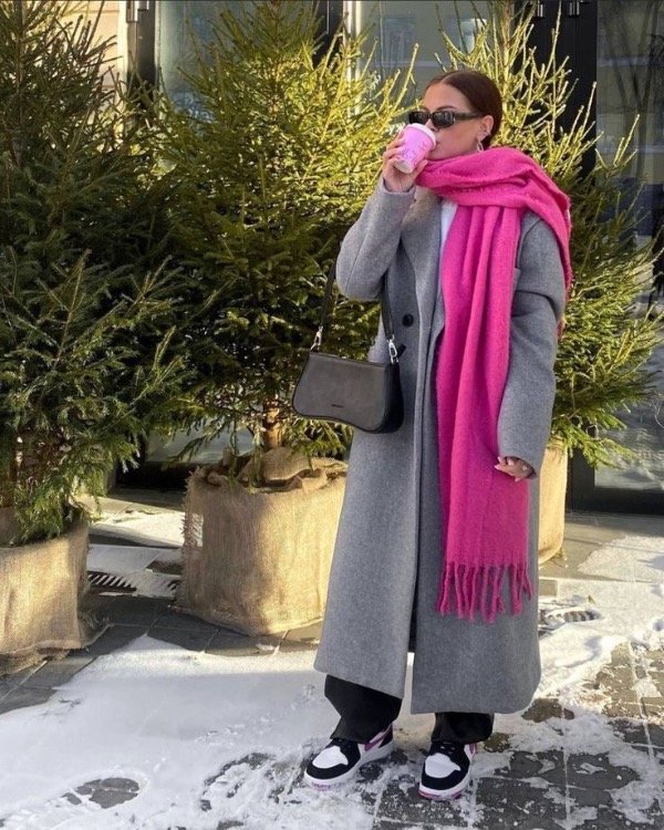 Producto - Mantón nube magenta