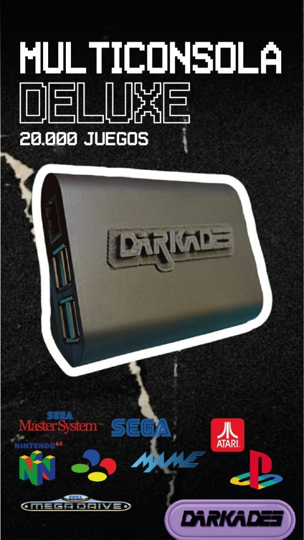Producto - MULTICONSOLA CON SISTEMA CLASSIC + 2 JOYSTICKS INALÁMBRICOS