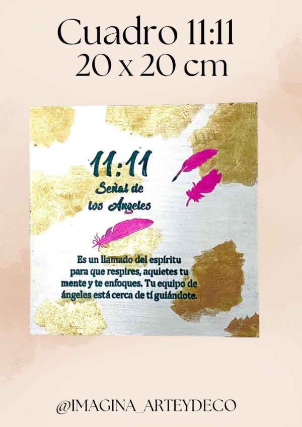 Producto - Cuadro Decorativo "11:11 Señal de los Ángeles"