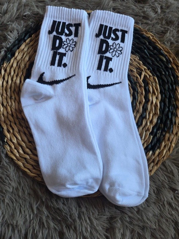 Producto - Medias 3/4 de algodon Just do it Flor