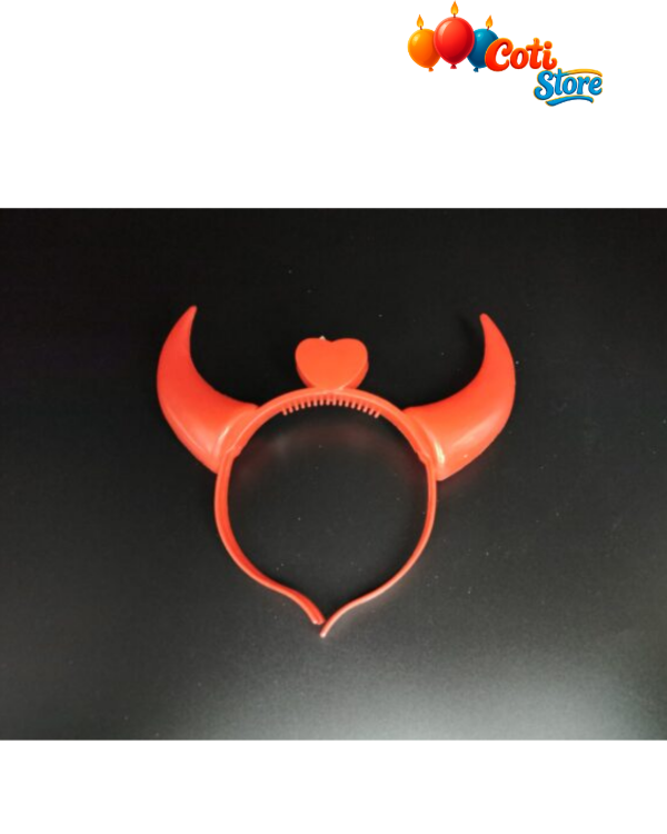 Producto - Vincha Diabla Rojo Led