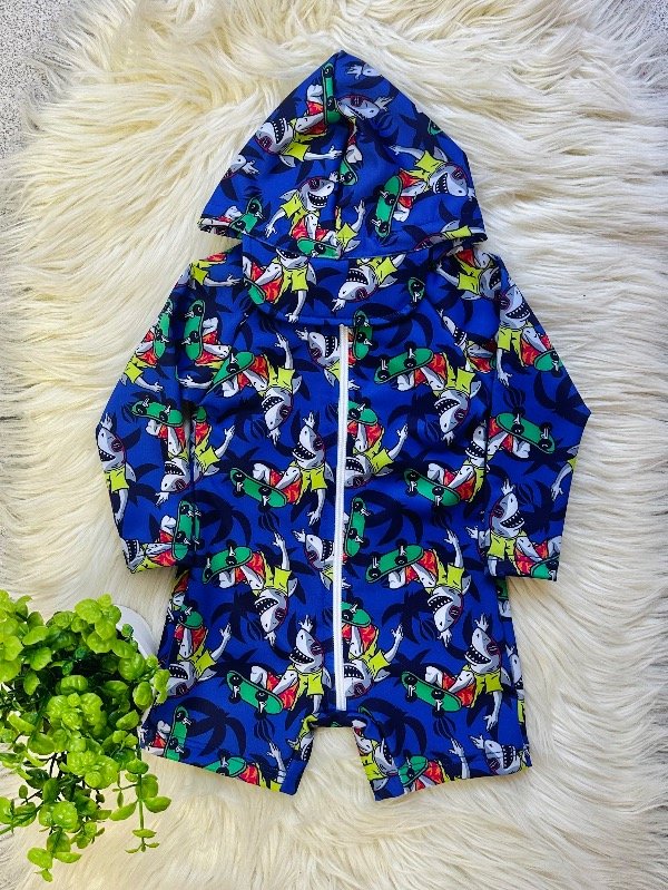 Producto - ENTERITO C/CAPUCHA UV PATINETA AZUL