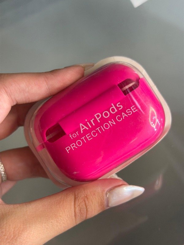 Producto - Funda AirPods rosa fluor