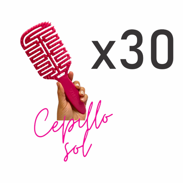 Producto - CEPILLO ANTI FRIZZ DESENREDANTE SCHER SOL X 30 UNIDADES
