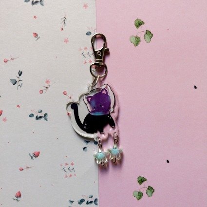 Producto - Llavero - Space Michi