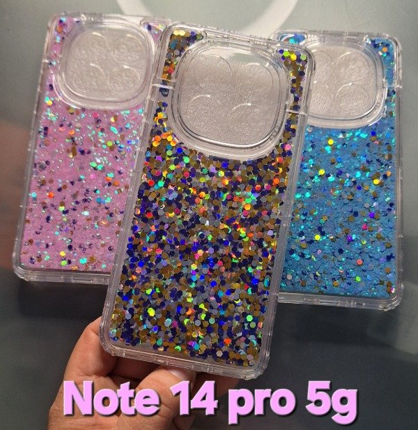 Producto - Fundas glitter 360. Redmi Note 14 pro 5g