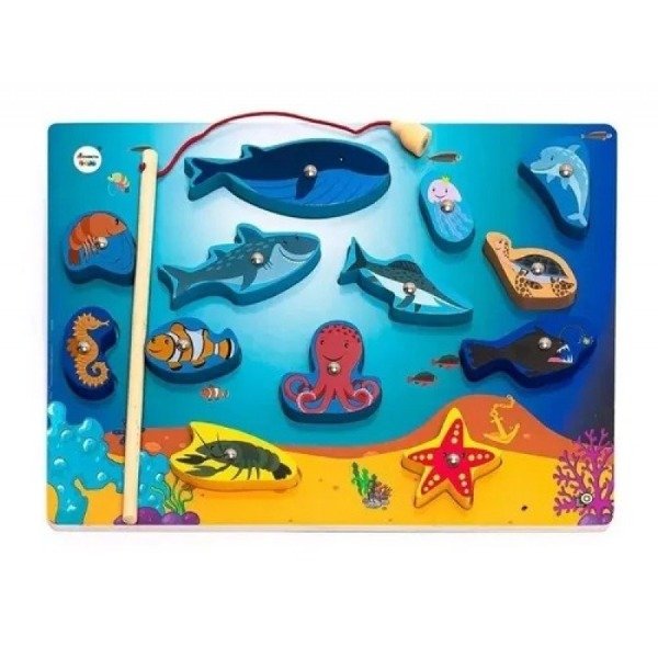 Producto - Juego de Pesca Magnético y Encastre de Mader