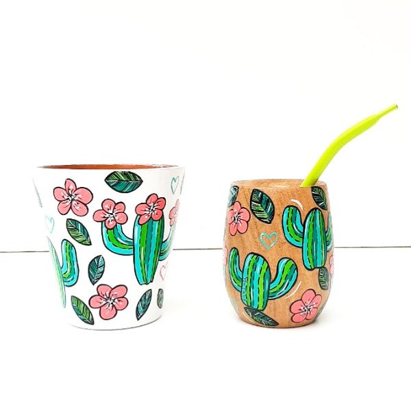 Producto - SET MATE Y MACETA N10 PETRA