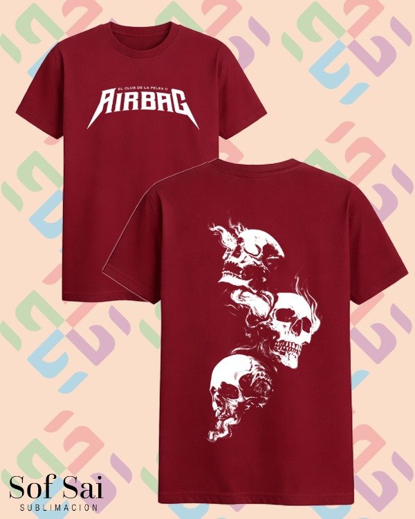 Remera 3 calaveras