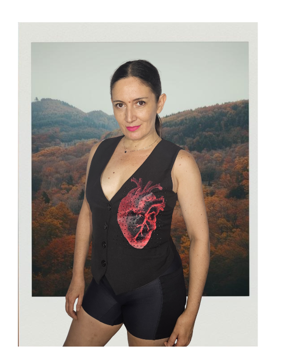 Producto - Chaleco corazón cristal