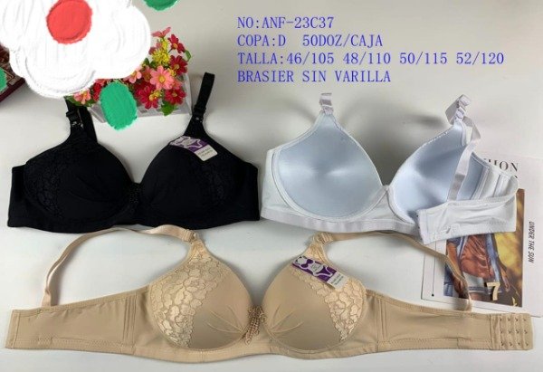 Producto - CORPIÑO ARMADO S/ARO ESPECIAL COPA D FLORA SECRET C37 (x6)