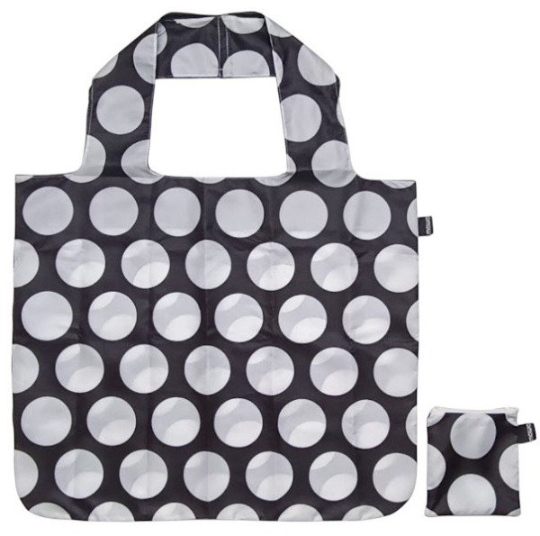 Producto - BOLSA PLEGABLE LUNARES BLANCOS - 0
