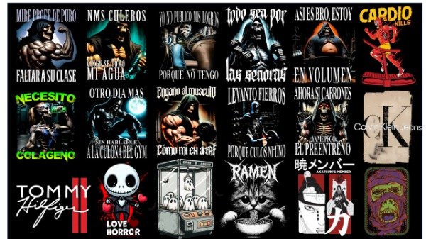 Producto - GIMANSIO, TERROR, ANIME Y MARCAS