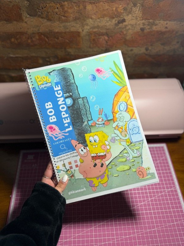 Producto - Libro colorear Bob Esponja