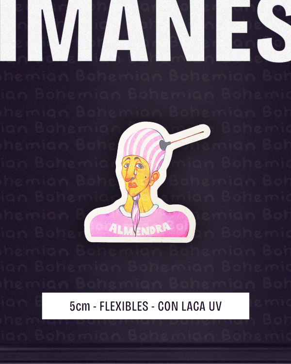 Producto - Iman ALMENDRA con LACA UV - Rock Nacional
