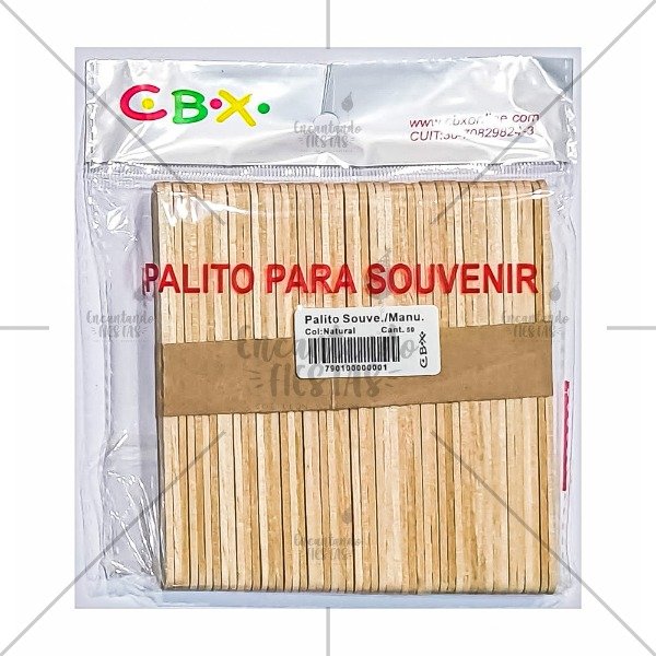 Producto - Palitos De Helado Madera Natural Cbx X 50u.