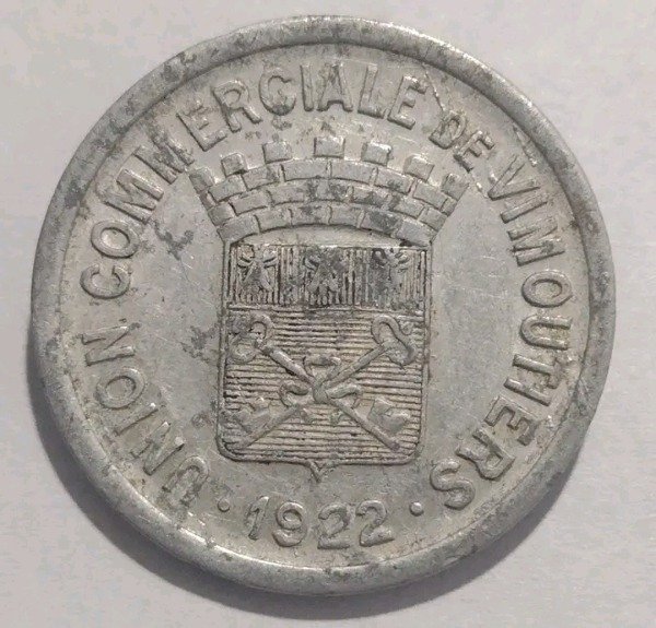 Producto - Francia moneda de emergencia/token comercial 25 cents 1922 - 0