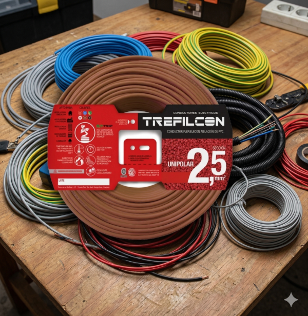 Producto - Cable unipolar 2.5mm rollo (100mts)