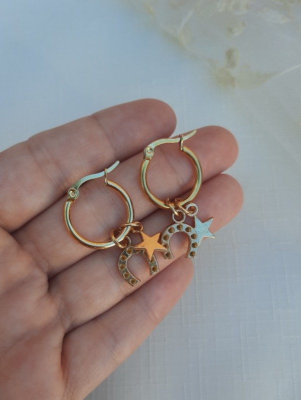 Producto - Argollas Dai iman y estrella