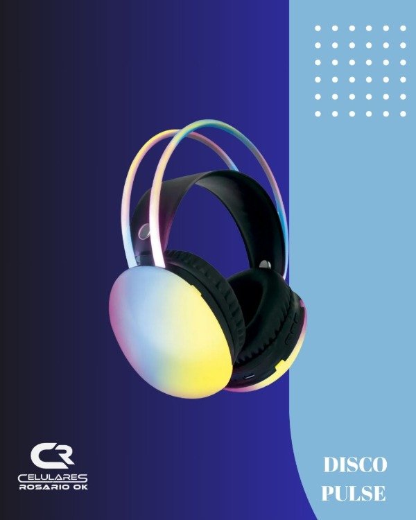 Producto - Auriculares bluetooth Disco Pulse RGB