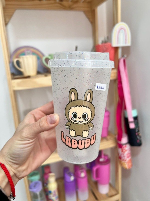 Producto - Vaso cup Glitters Labubu