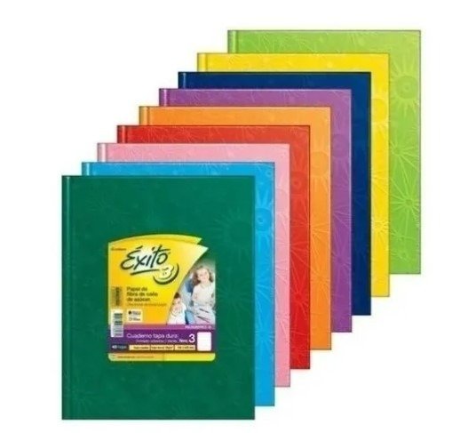 Producto - CUADERNO T/DURA 19x23 EXITO COLOR-LUNARES    48h.