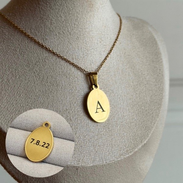 Producto - Cadenita Oval dorada