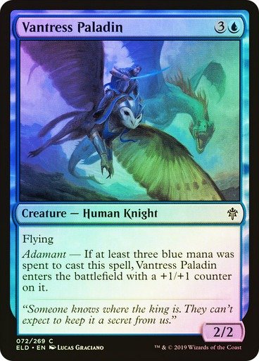 Producto - Vantress Paladin Foil  Throne of Eldraine