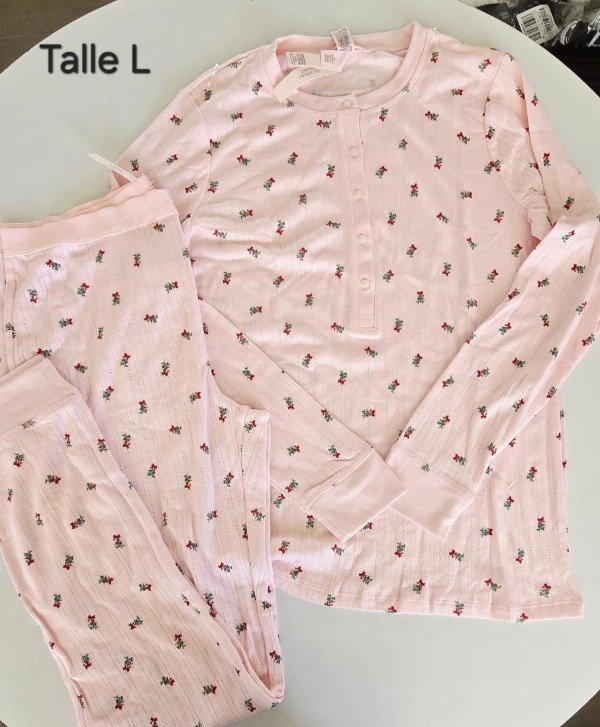 Pijama Victoria's secrets termico talle L rosa