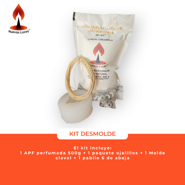 Producto - Kit inicial Velas de soja Desmoldables