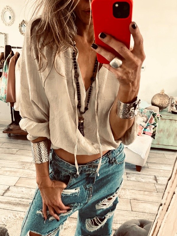Producto - Blusa Zara beige - 6
