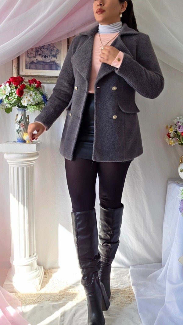 Producto - Tapado/Blazer Dana Gris! IMPORTADO NUEVO - 9