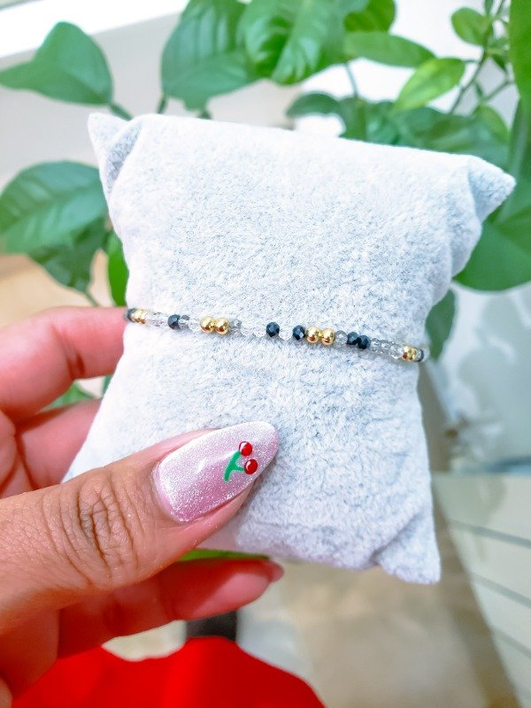 Producto - Pulsera cristal negro AD