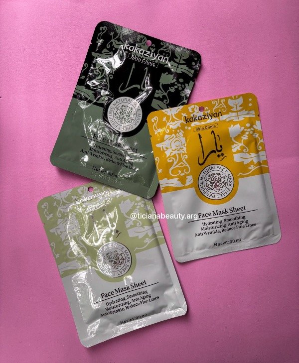 Producto - Mascarillas faciales hidratantes