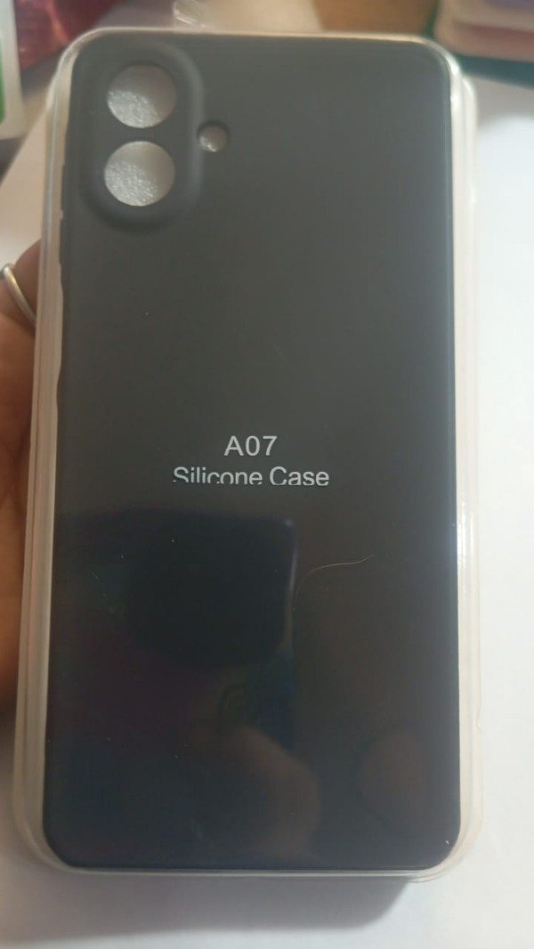 Producto - Funda Silicone Case Negro para Samsung A07