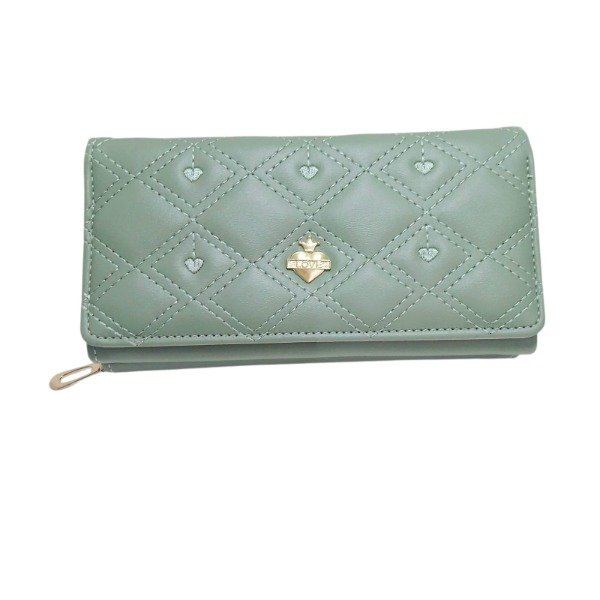 Producto - Billetera con Solapa dije Love Verde