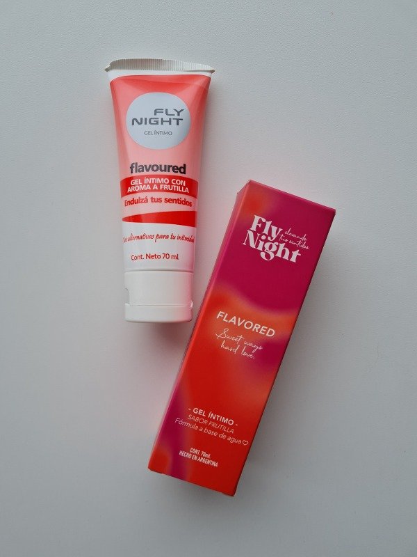 Producto - Lubricante comestible Fly Night sabor frutilla