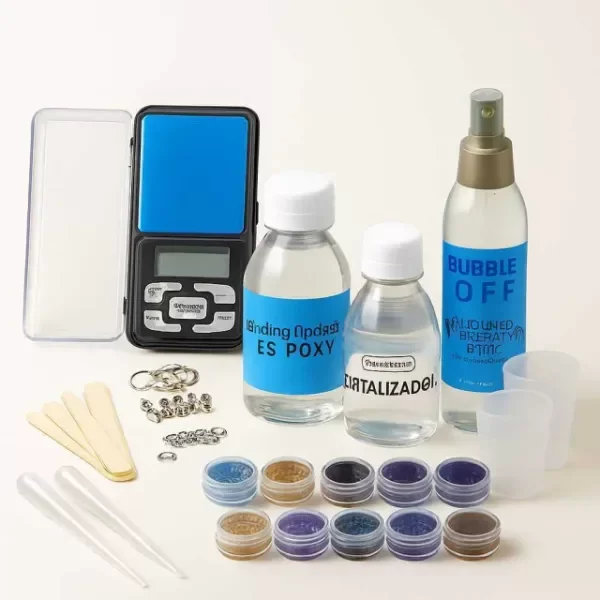 Producto - Kit inicial resina epóxica Emprende y Crea