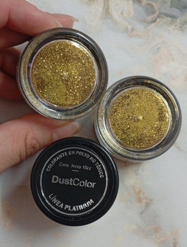 Producto - Glitter dorado Dust Color 10cc