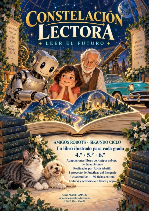 Producto - Pack AMIGOS ROBOTS (Ciencia Ficción, Segundo Ciclo) - 6