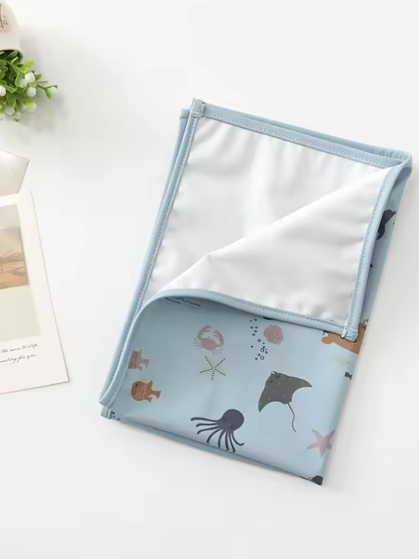 Producto - Cambiador impermeable - Océano Azul