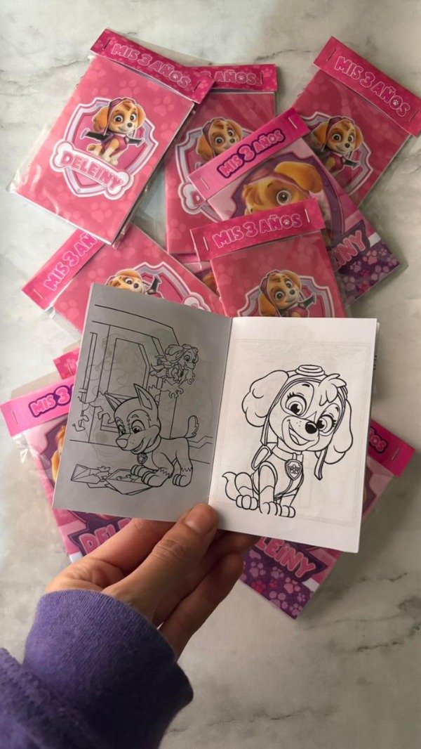 Producto - Librito Para Colorear - Souvenir  con temática Personalizada