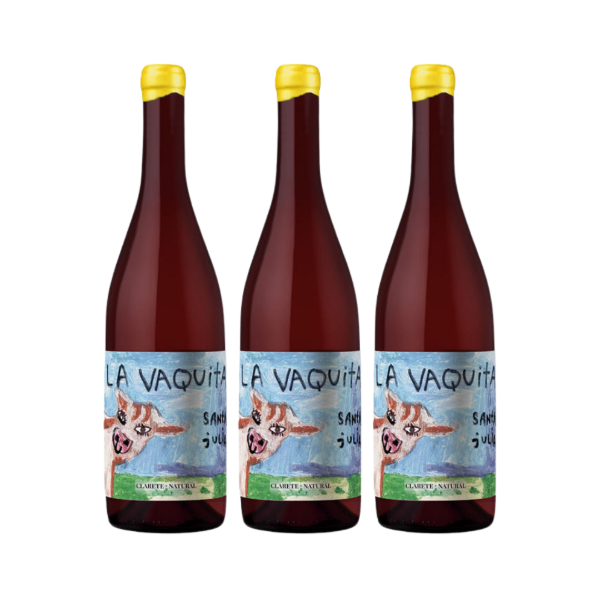 Producto - Vino La Vaquita Clarete Natural Orgánico (x 3un.)