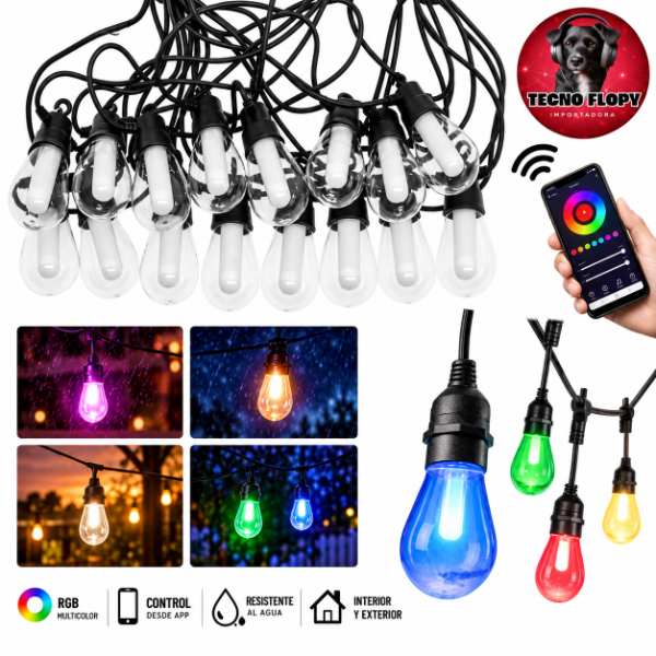 Producto - Guirnalda led rgb audioritmica