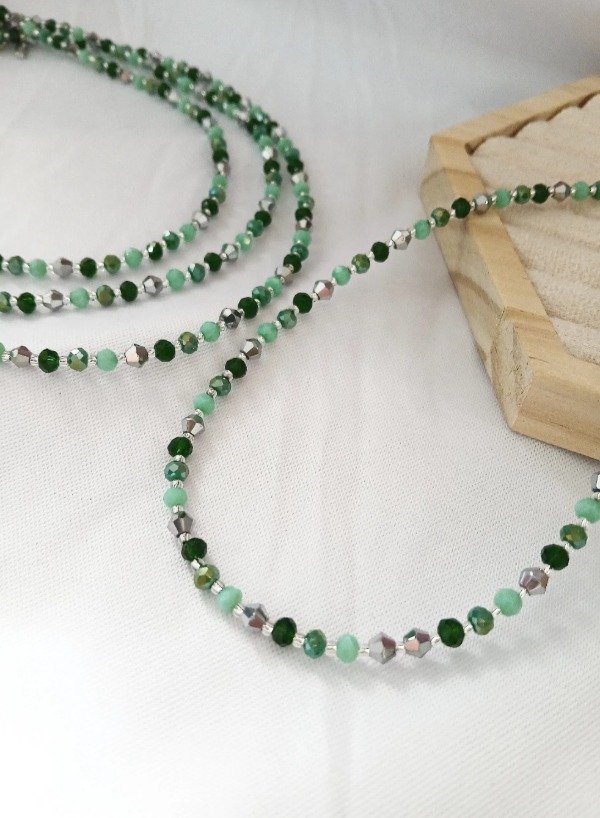 Producto - Collar multicolor Verde
