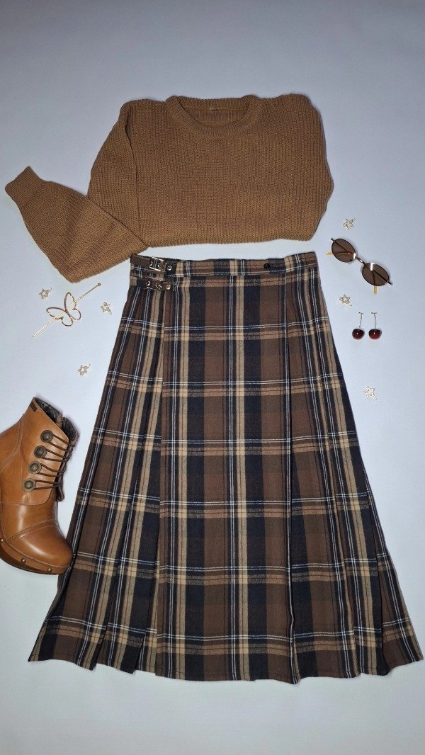 Producto - Falda Dark Academia Midi