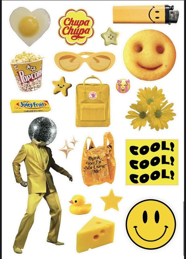 Producto - Yellow Pop Collage