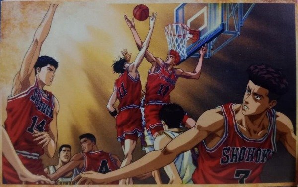 Producto - Cuadro de madera Slam Dunk (17x12)
