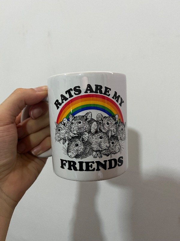 Producto - Taza rats are my friends